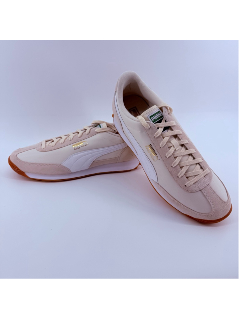 Men's Puma Easy Rider Vintage Beige White Sneakers US 14